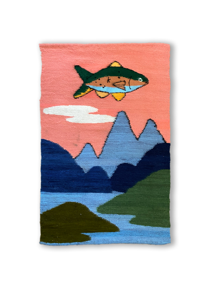 Trout in the Sky Tapestry I.D