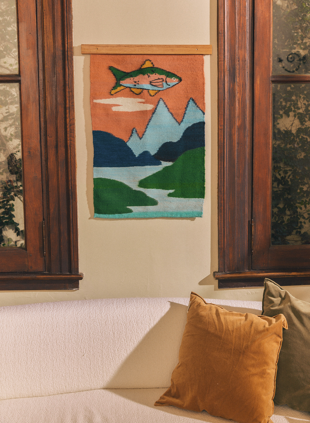 Trout in the Sky Tapestry III.D