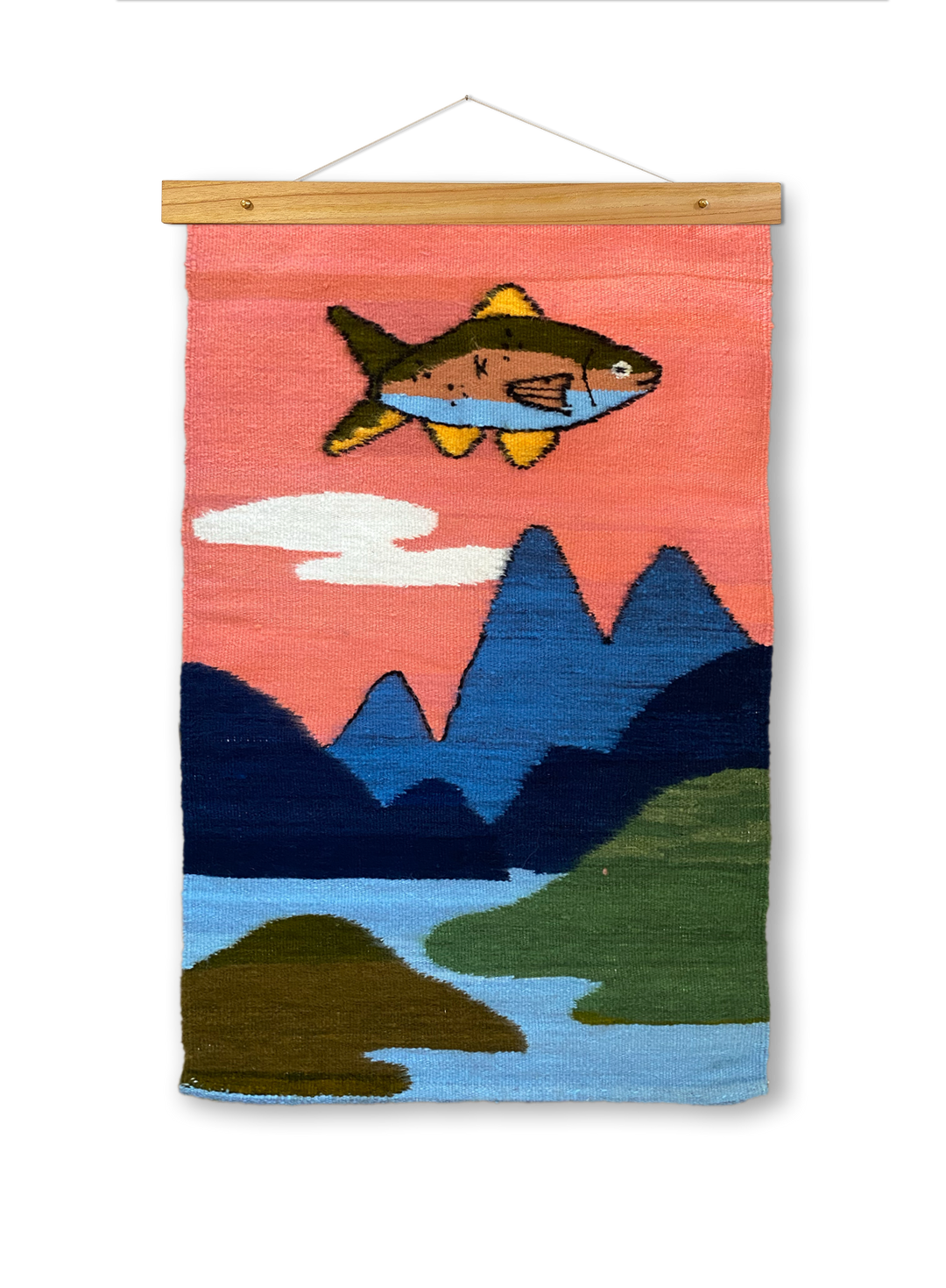 Trout in the Sky Tapestry II.D