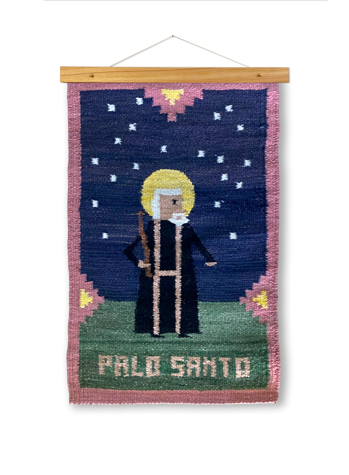 The Palo Santo Tapestry in Black