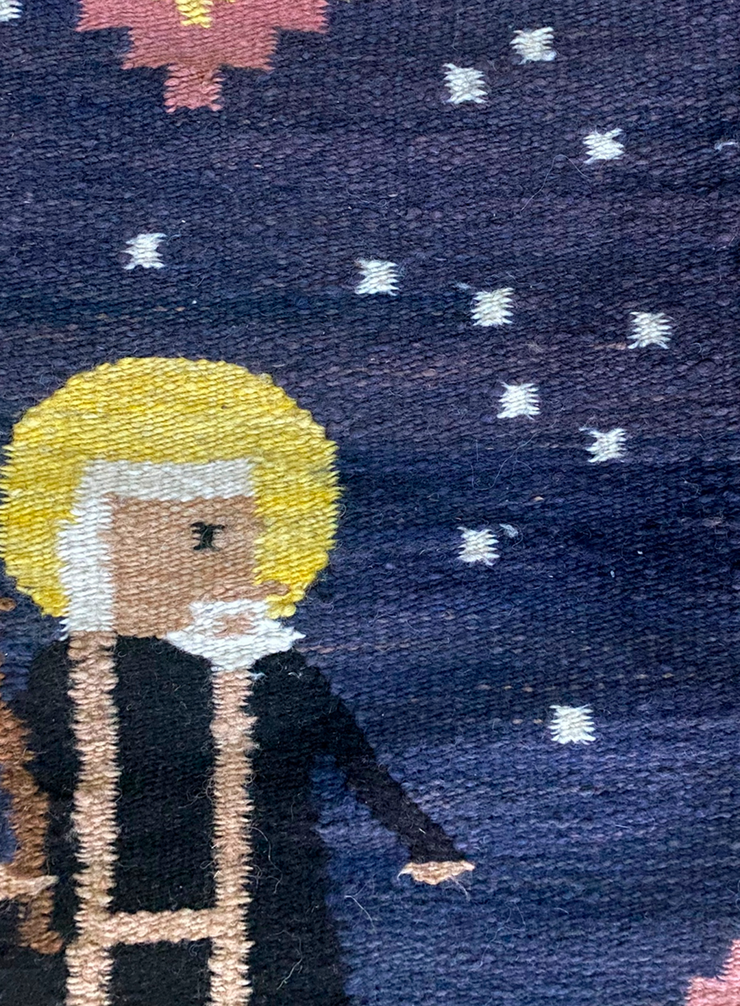 The Palo Santo Tapestry in Black