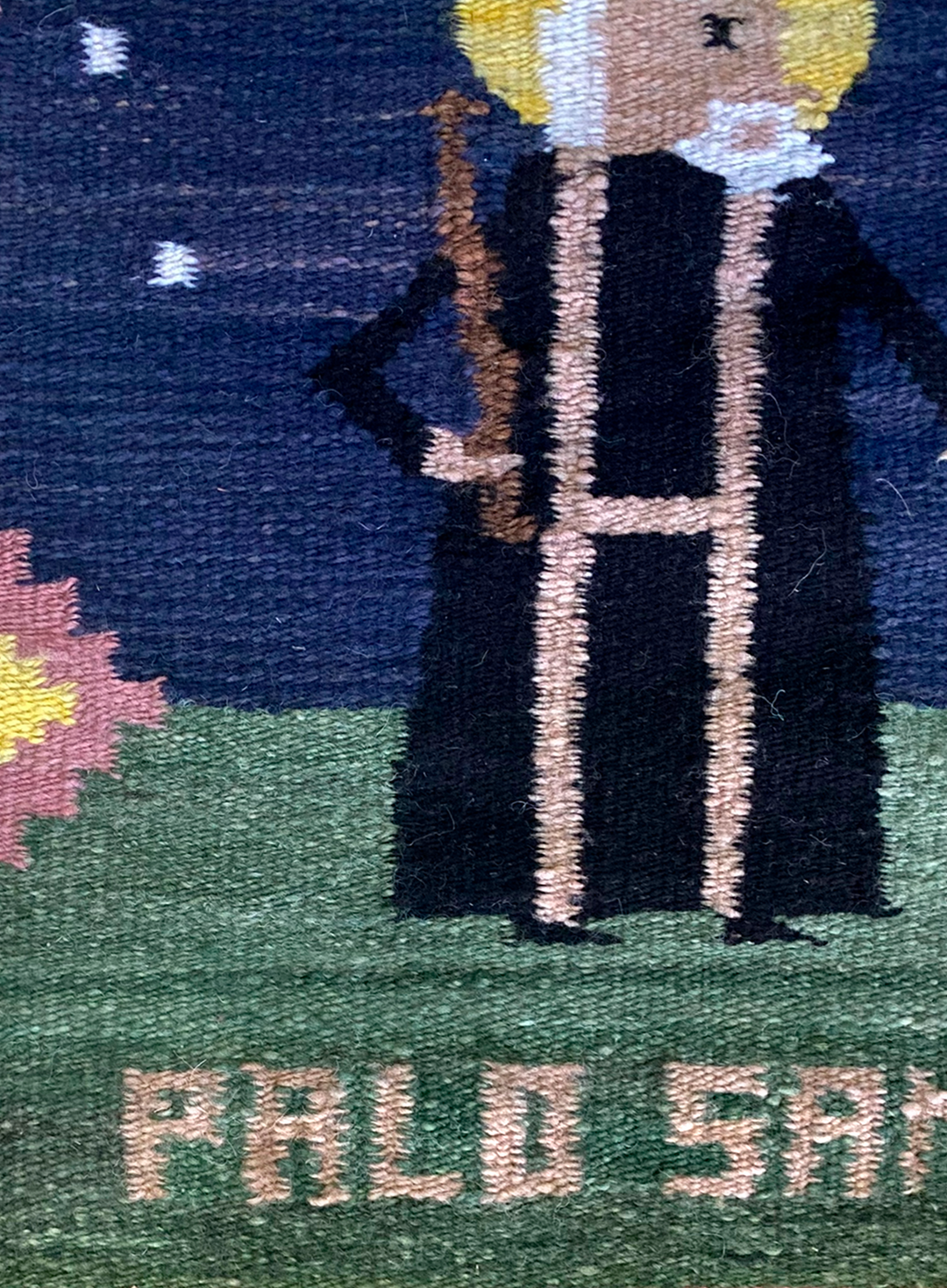 The Palo Santo Tapestry in Black
