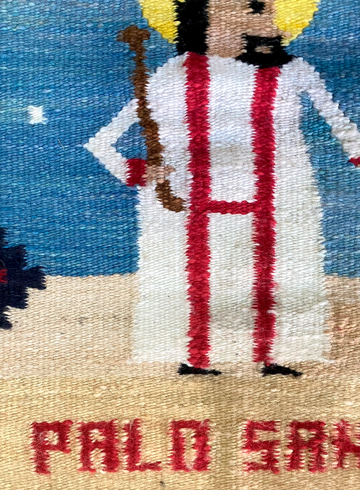 The Palo Santo Tapestry in White