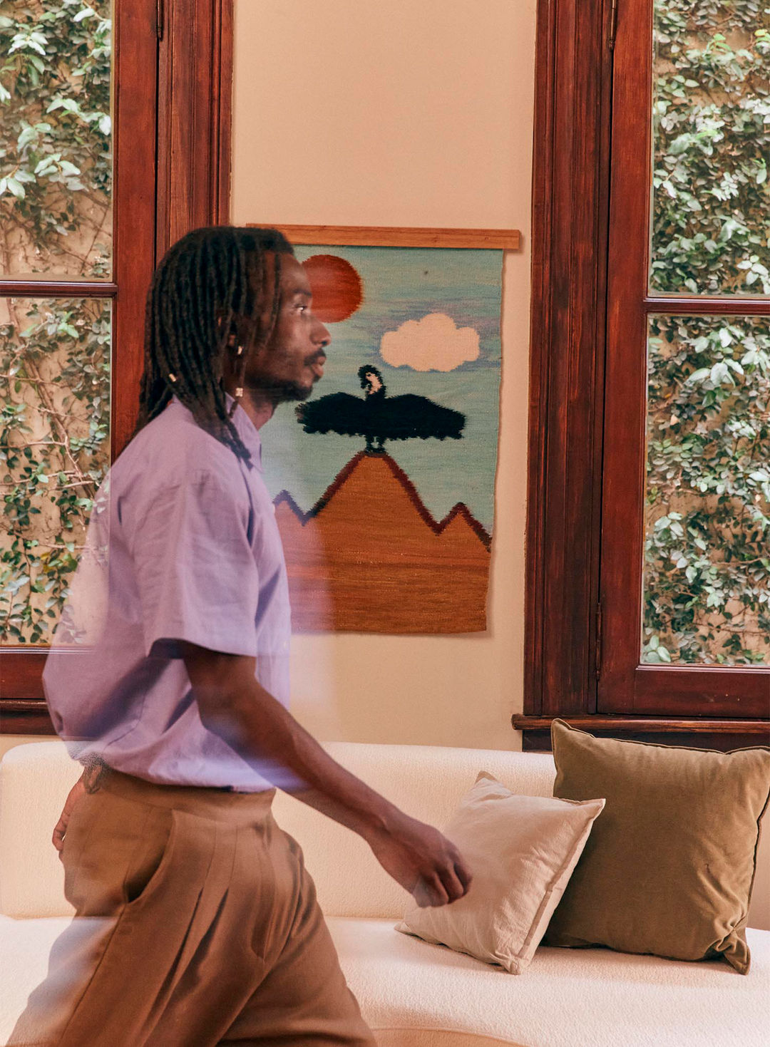 Trout in the Sky Tapestry II.D