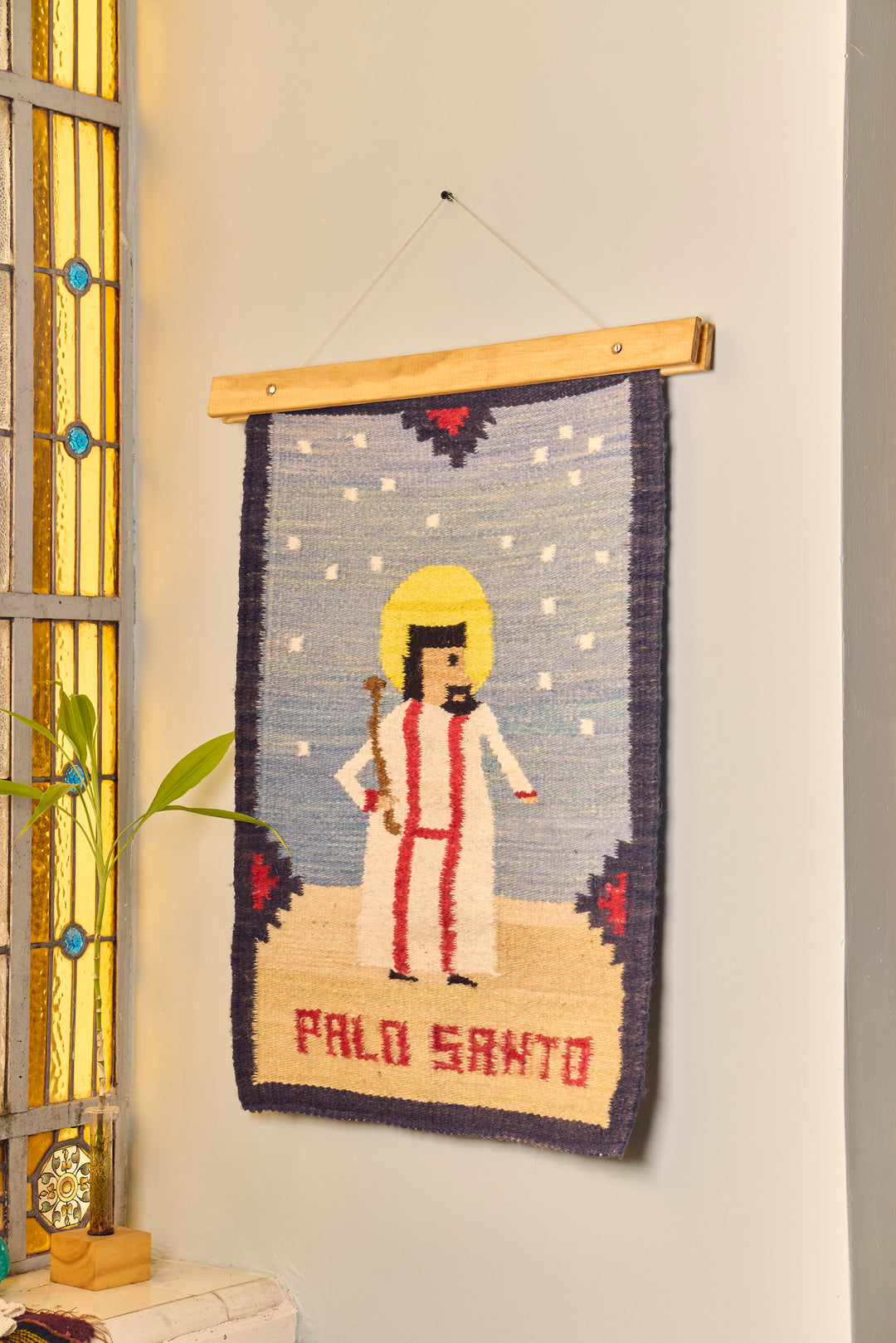 The Palo Santo Tapestry in White