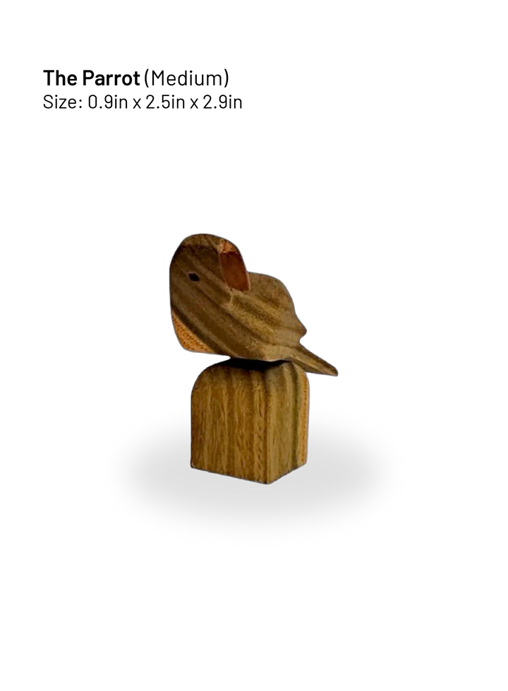 Hand-Carved Palo Santo Figurines (Pack of Five)