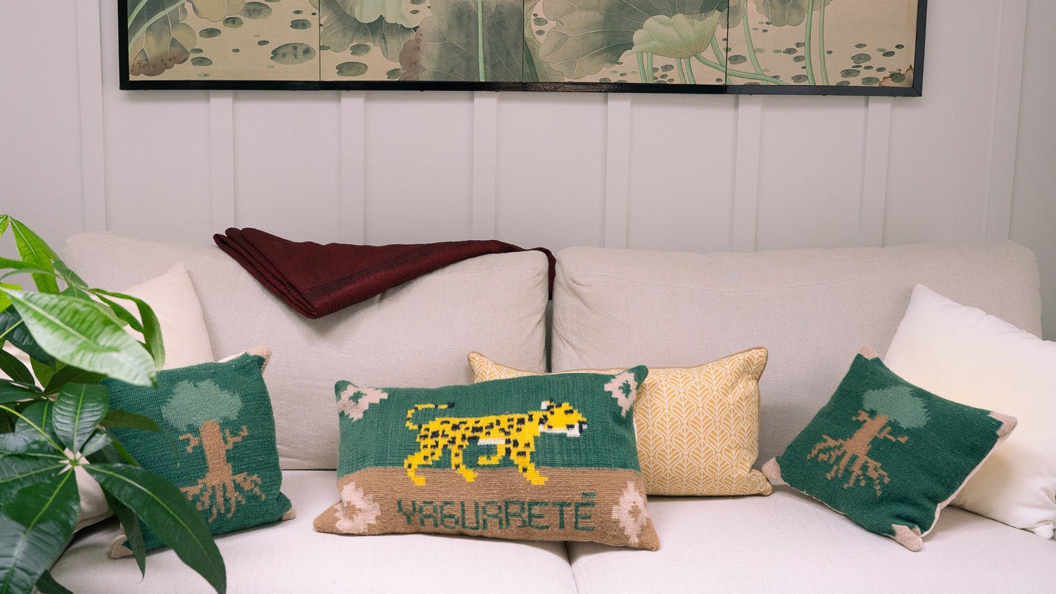 Hand-Woven Throw Pillows