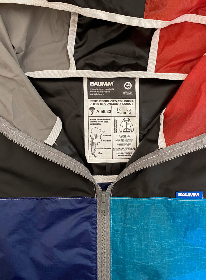 Upcycled Parachute Jacket (Extra large - XL.A.59.23)