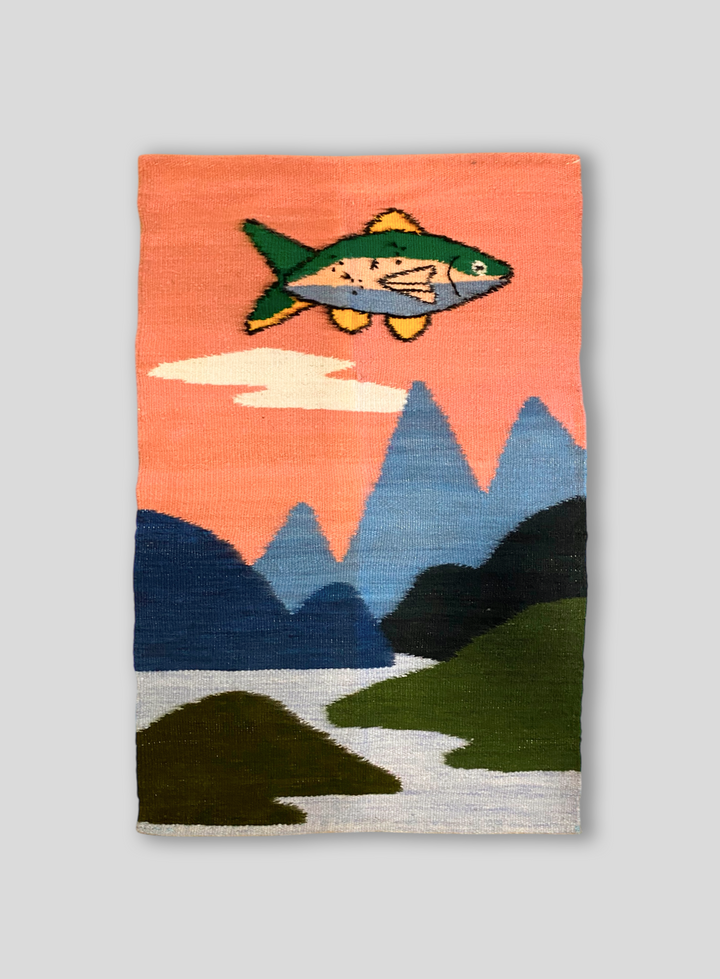 Trout in the Sky Tapestry I.B