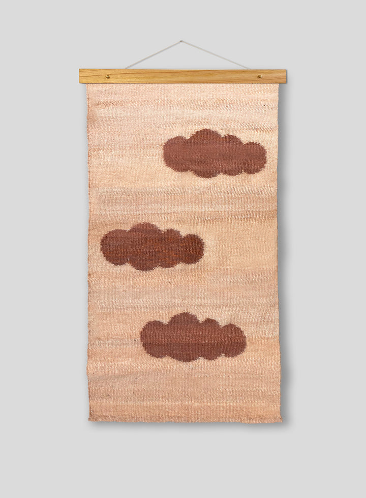 The Little Fluffy Cloud Tapestry in Off White