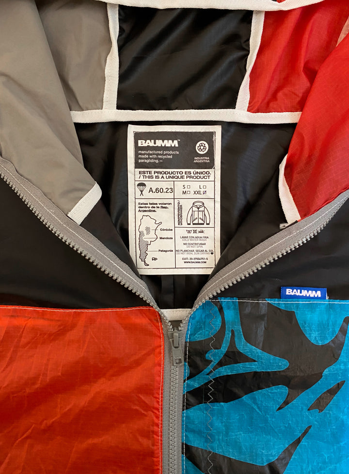 Upcycled Parachute Jacket (Extra large - XL.A.60.23)