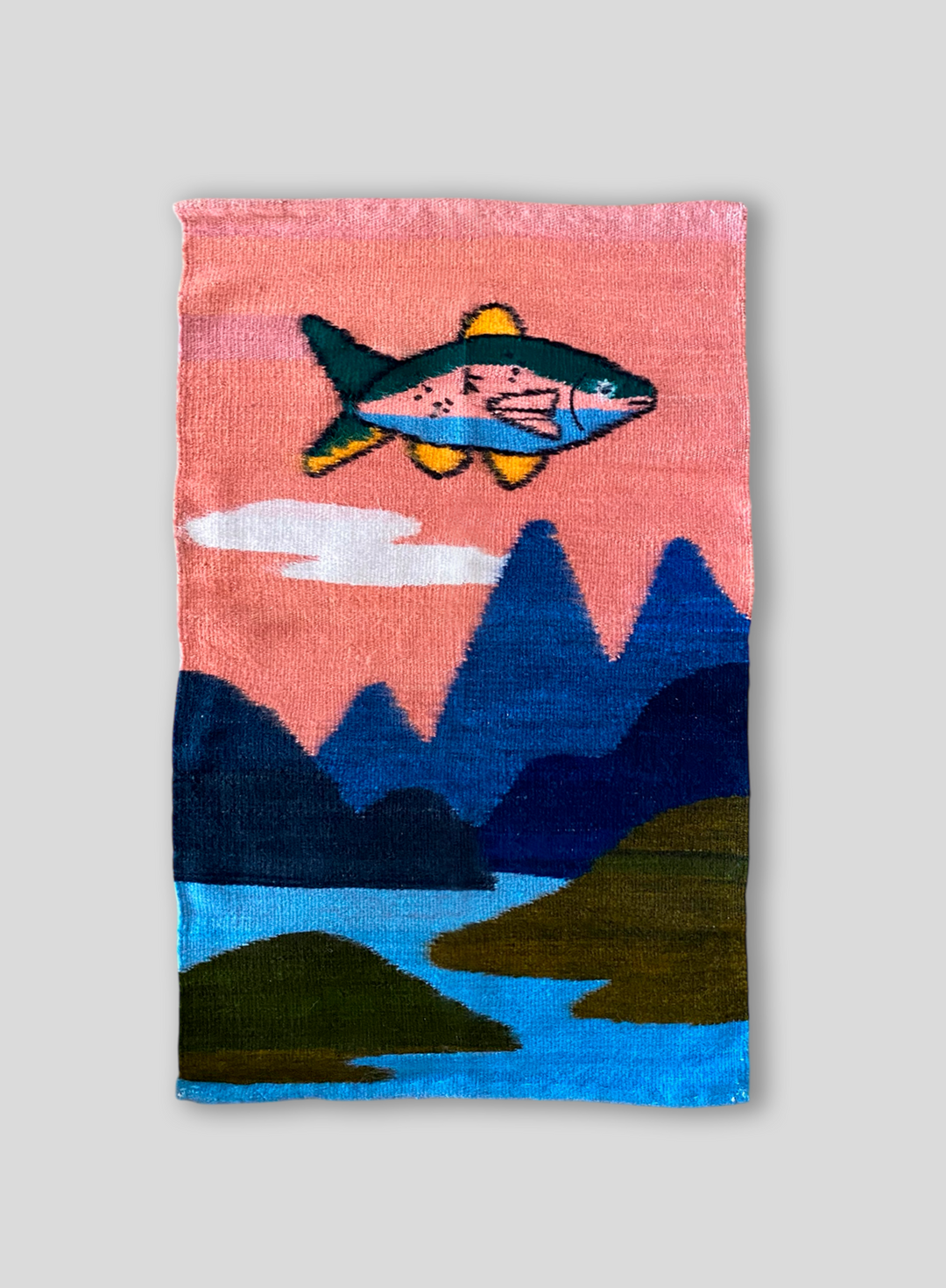 Trout in the Sky Tapestry IV.C (Shipping by May 7)
