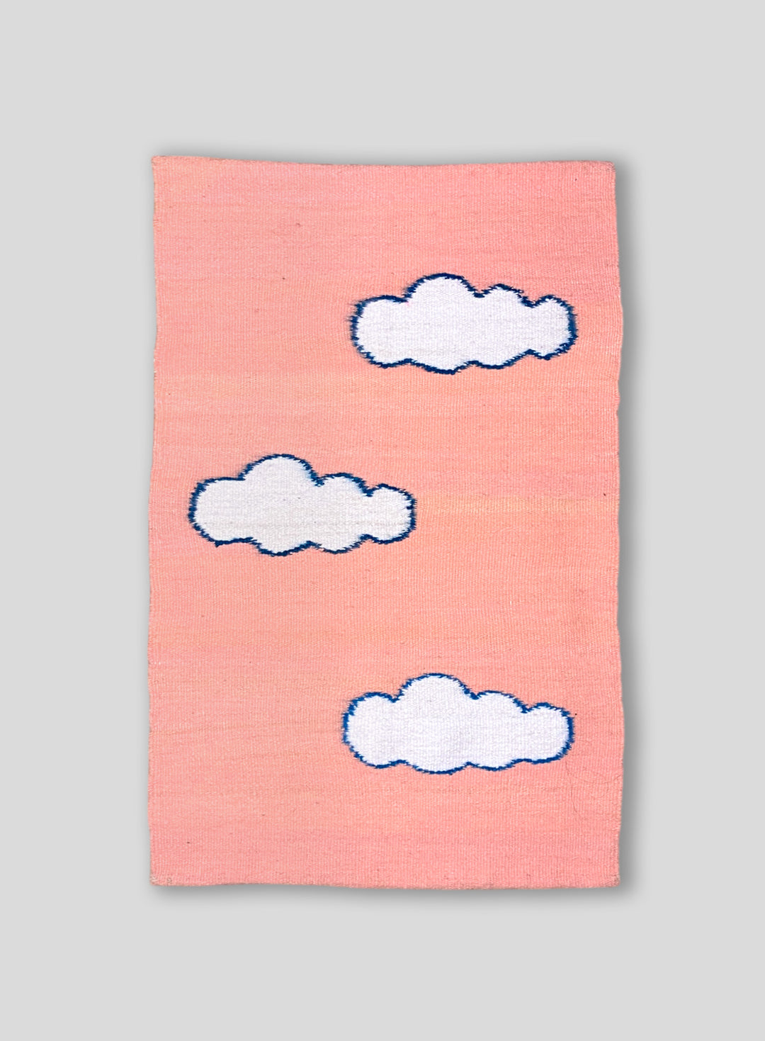 The Little Fluffy Cloud Tapestry in Bright Pink