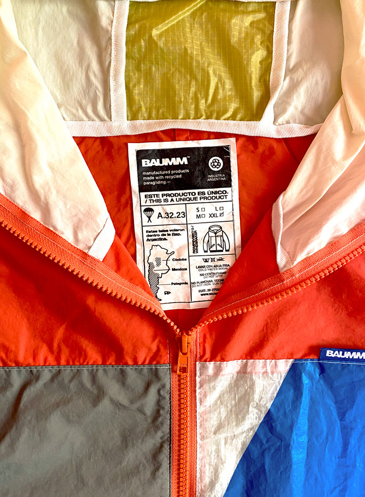 Upcycled Parachute Jacket (Extra large - XL.A.32.23)