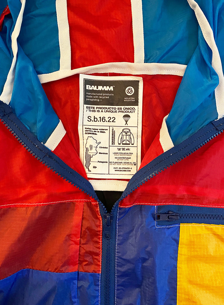 Upcycled Parachute Jacket (Small - S.b.16.22)