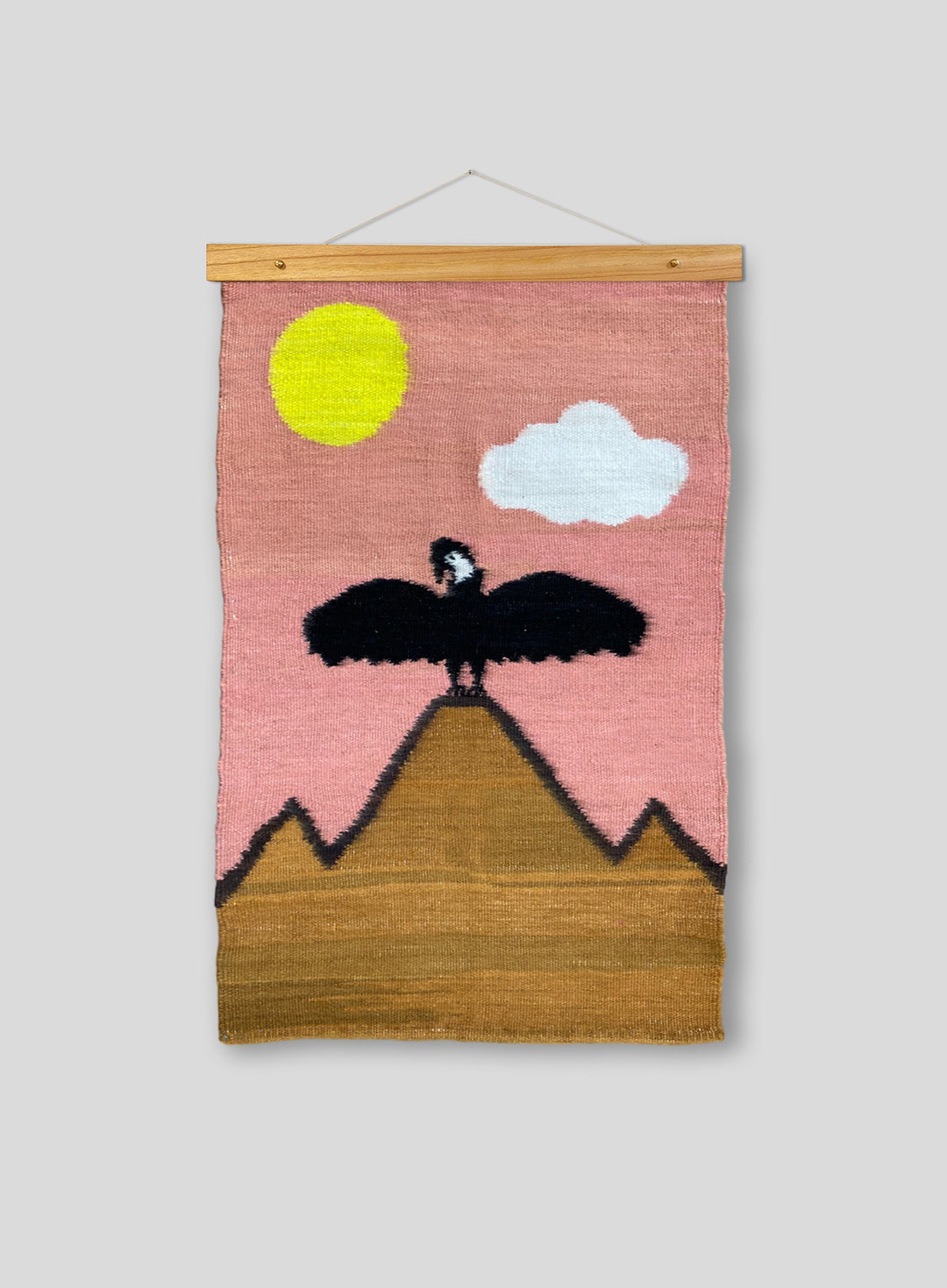 The Condor Tapestry in Pink