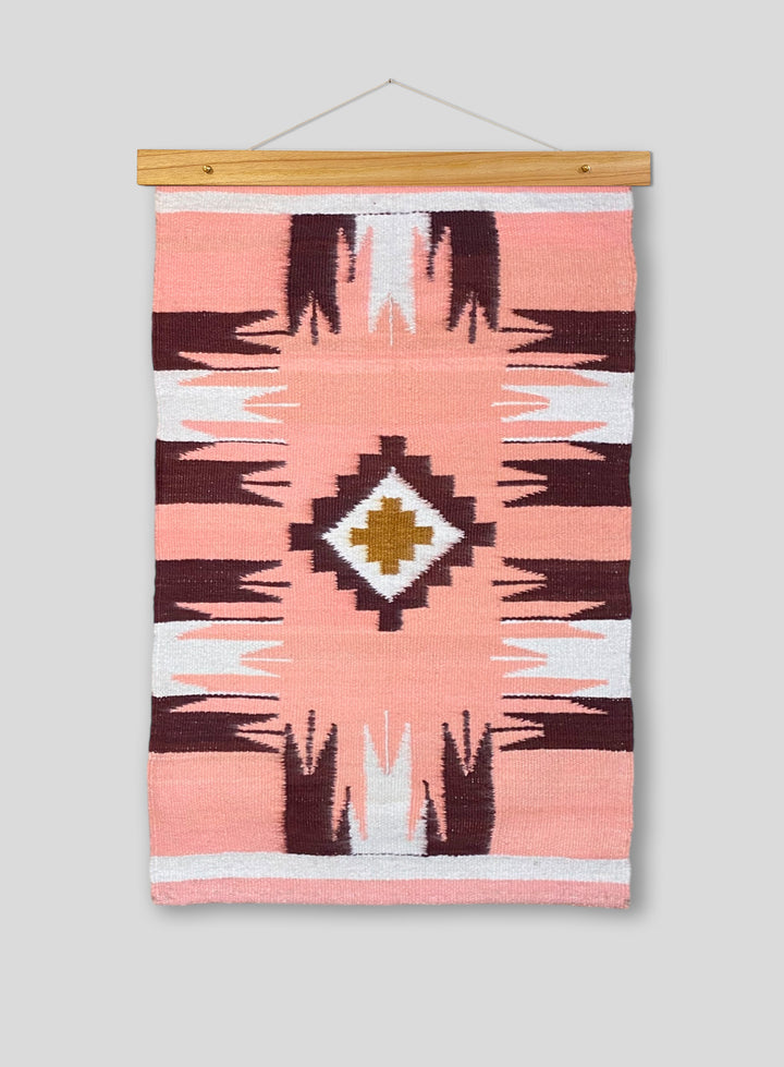 La Cruz + Peaks Tapestry in Pink