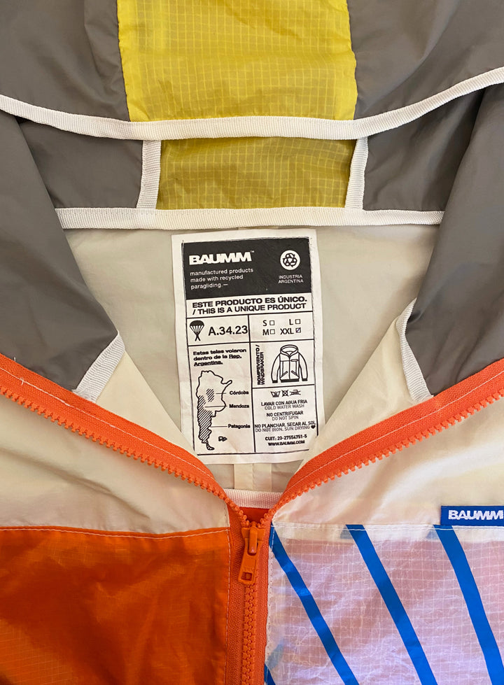 Upcycled Parachute Jacket (Extra large - XL.A.34.23)