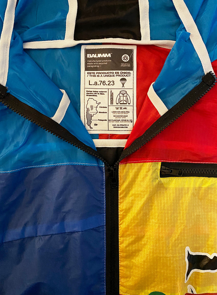 Upcycled Parachute Jacket (Large - L.a.76.23)