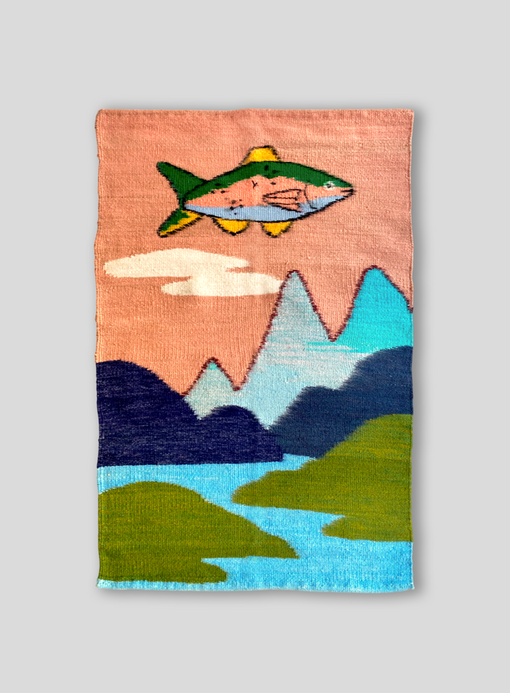 Trout in the Sky Tapestry IV