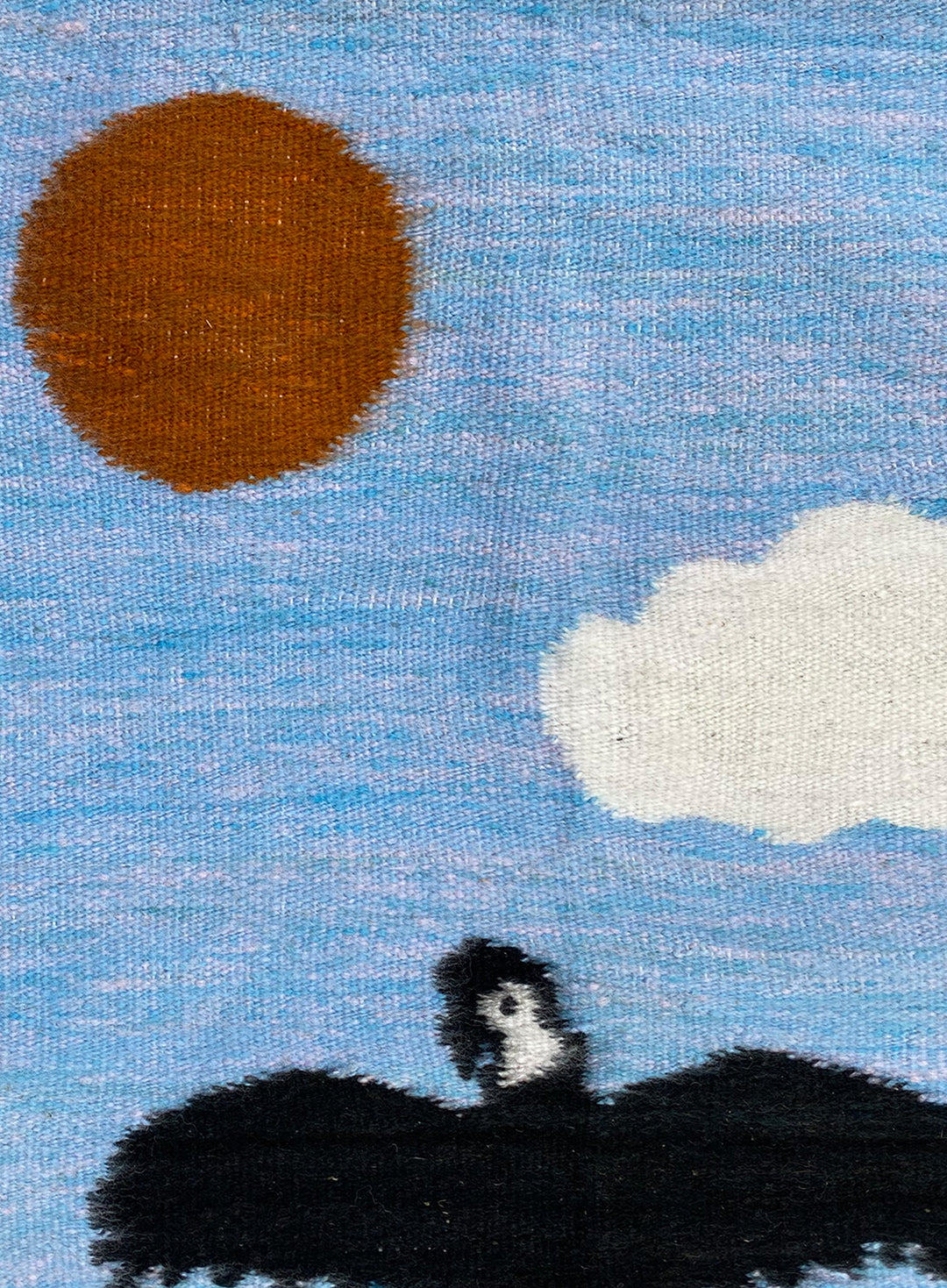 The Condor Tapestry in Sky-blue
