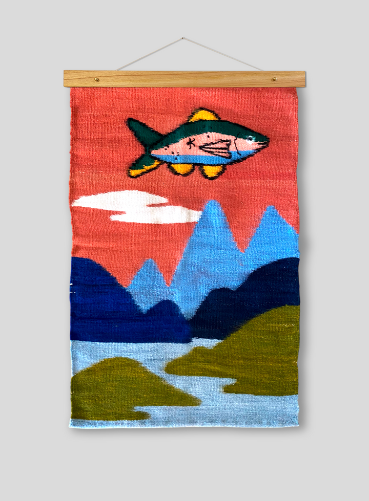Trout in the Sky Tapestry I.C (Shipping by May 7)