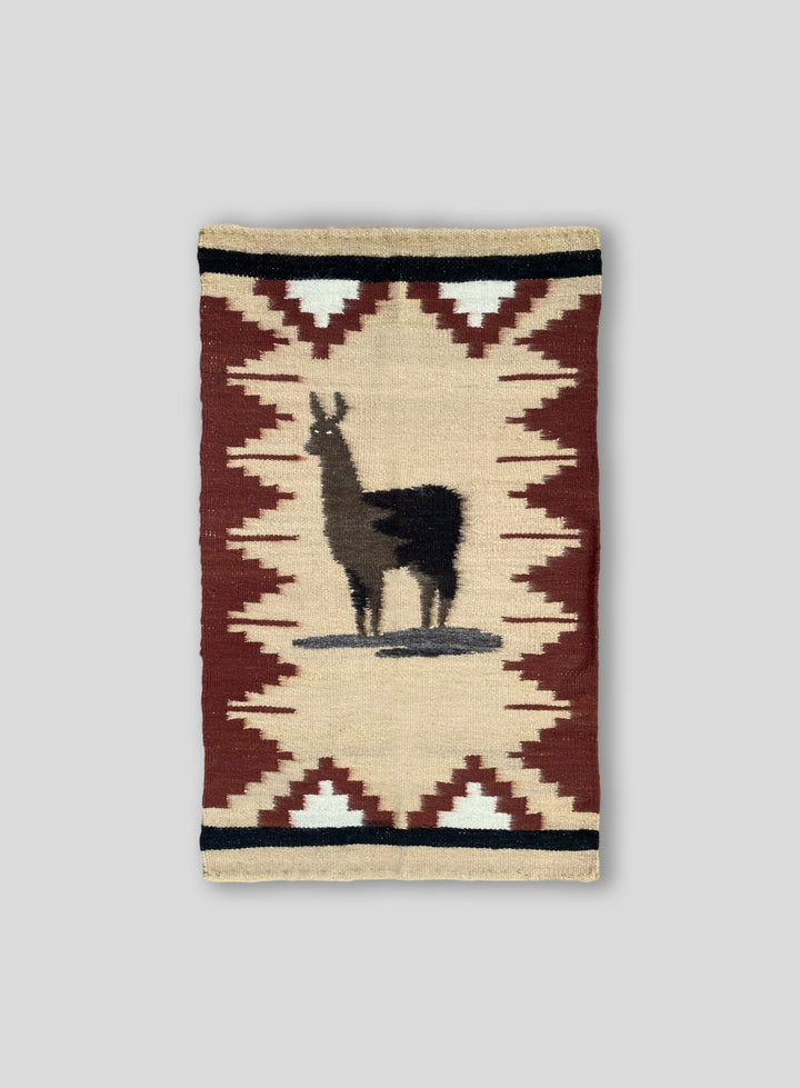 The Llama Tapestry in Beige