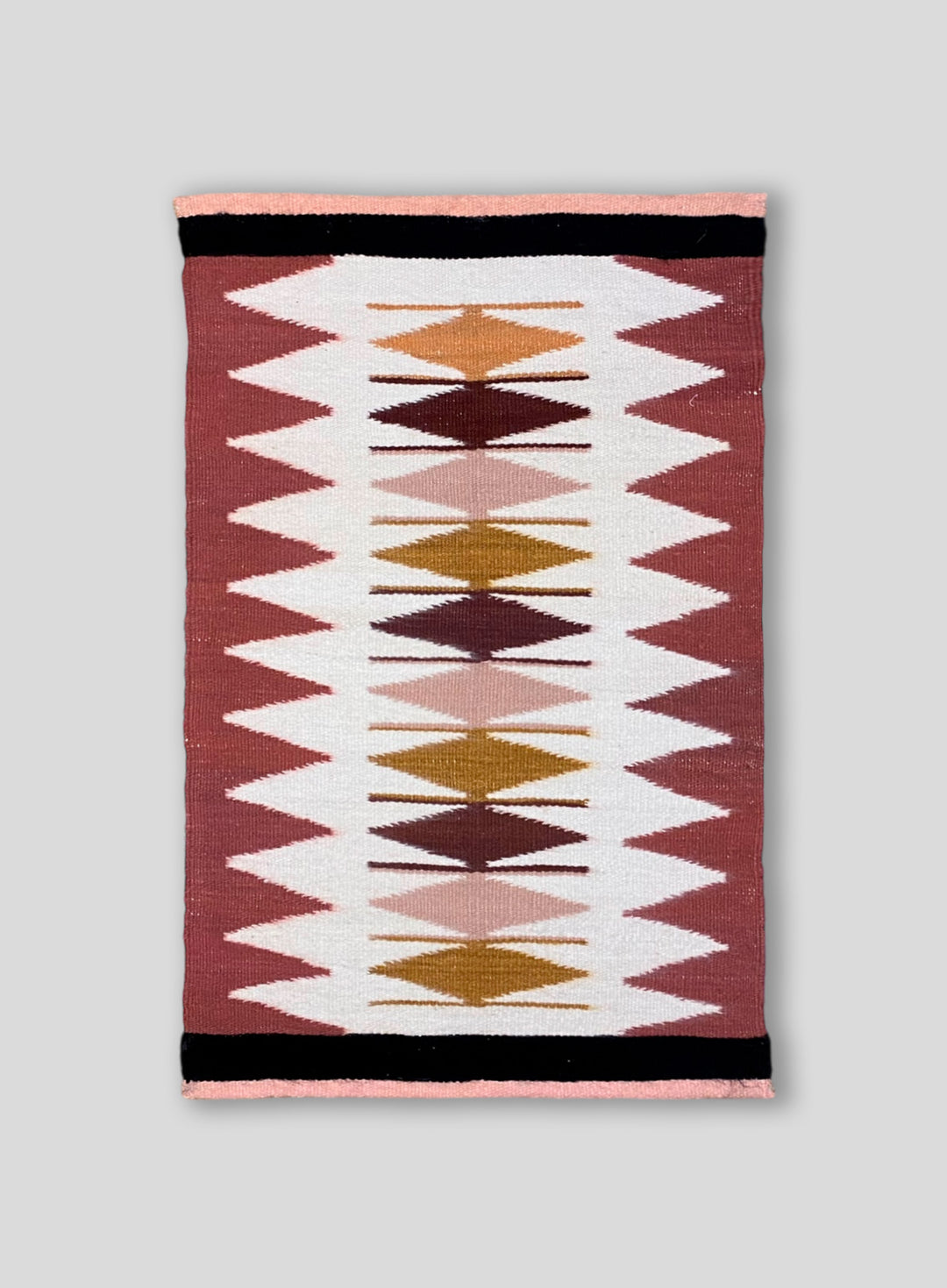 Los Picos Tapestry in Ivory and Rosewood