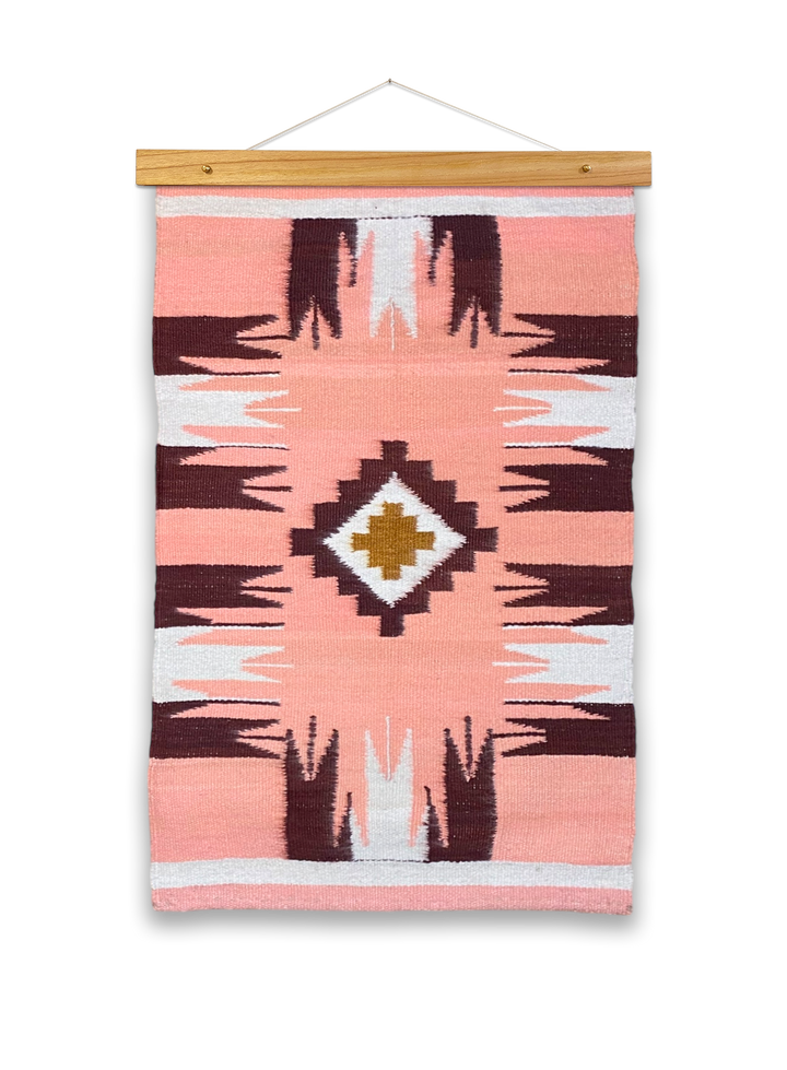 La Cruz + Peaks Tapestry in Pink