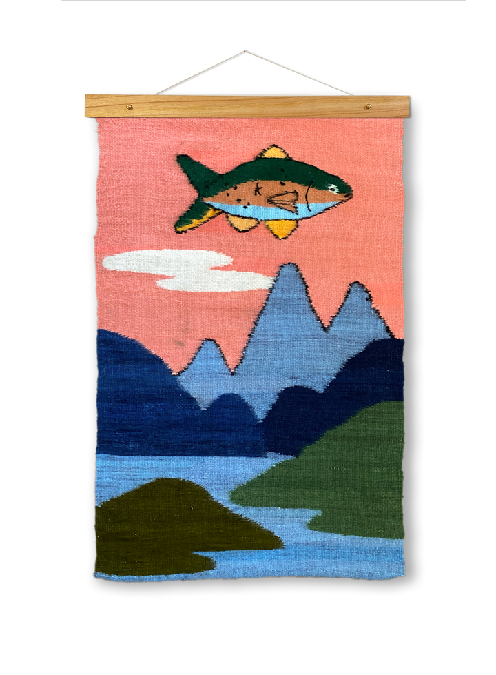 Trout in the Sky Tapestry I.D