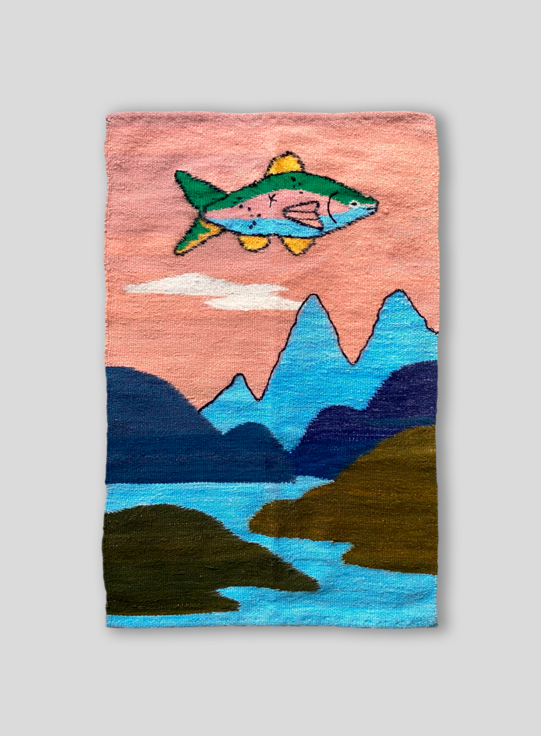 Trout in the Sky Tapestry