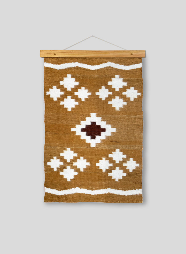 La Cruz Tapestry in Caramel