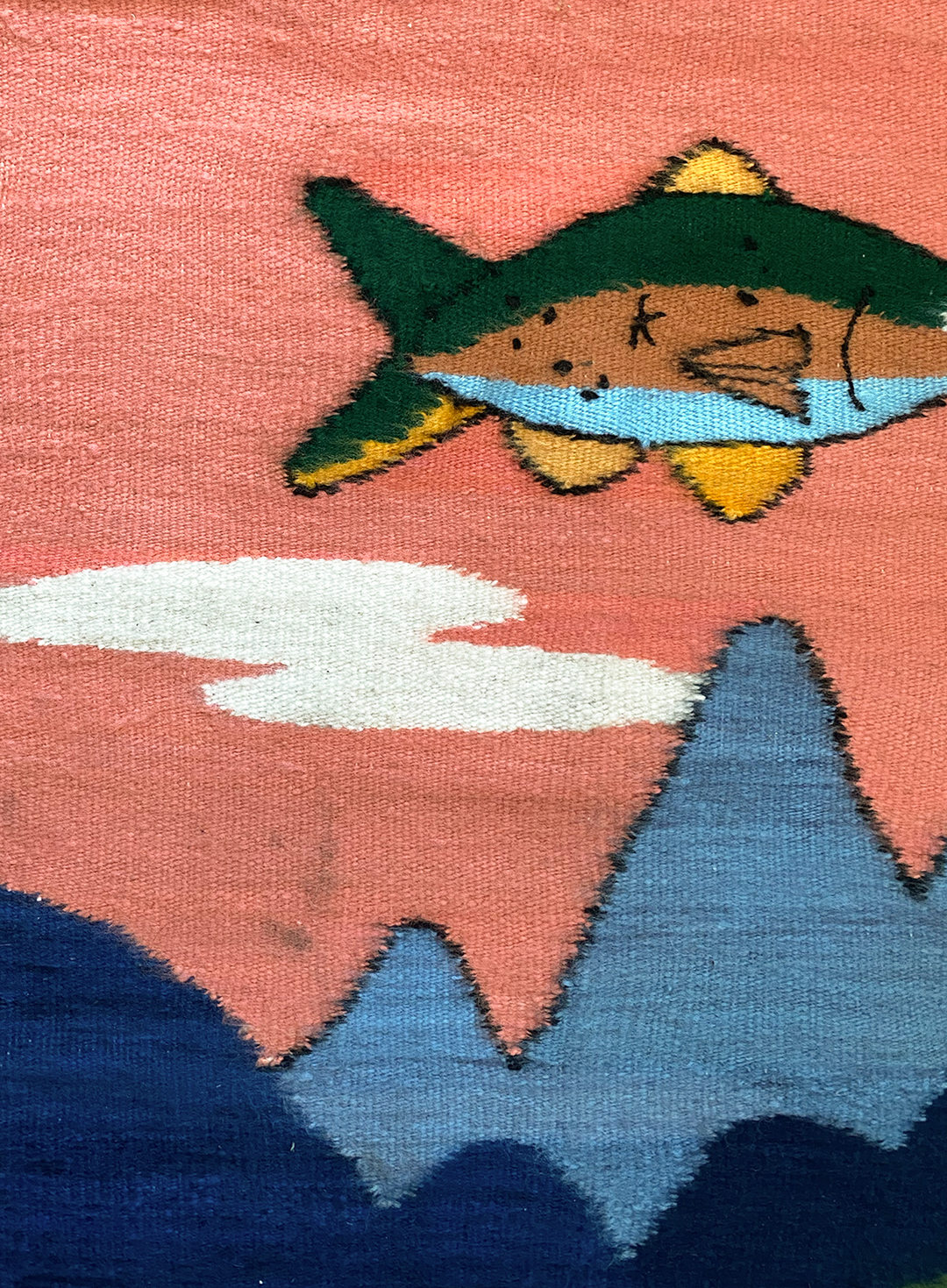 Trout in the Sky Tapestry I.D