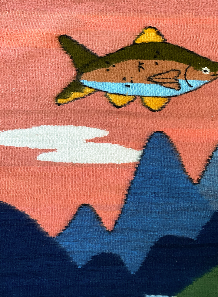 Trout in the Sky Tapestry IV.D