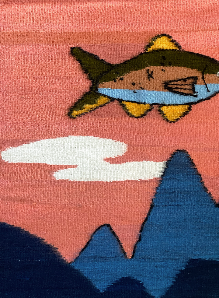 Trout in the Sky Tapestry II.D