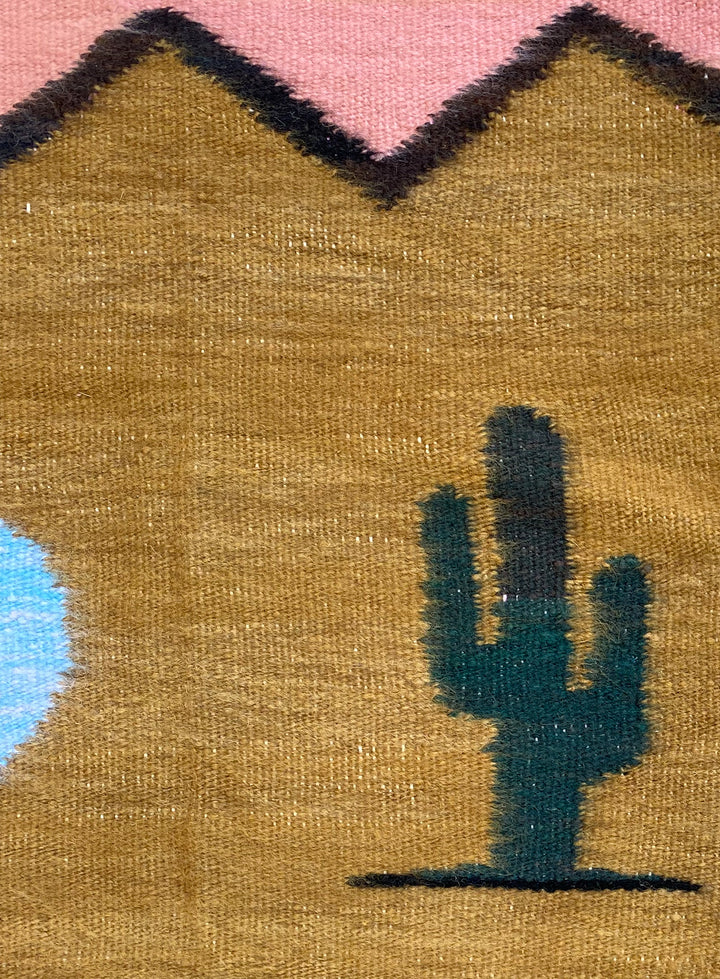 The Mirage Tapestry in Camel and Pink