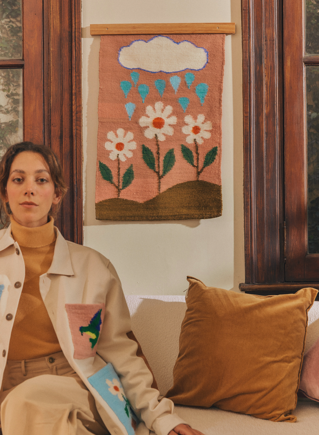 Trout in the Sky Tapestry II.D