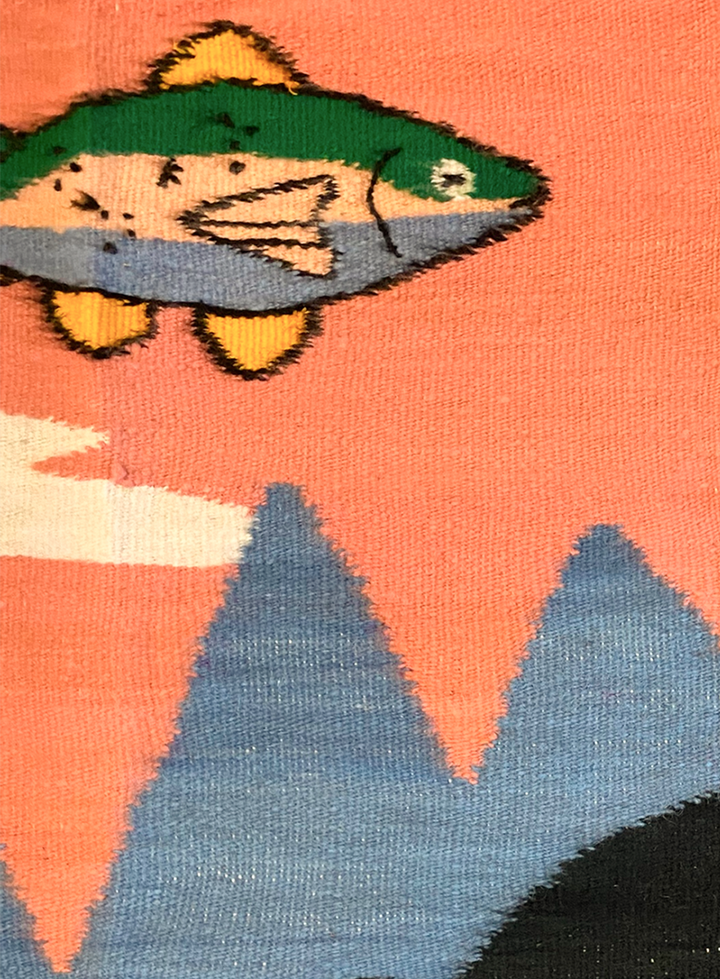 Trout in the Sky Tapestry I.B