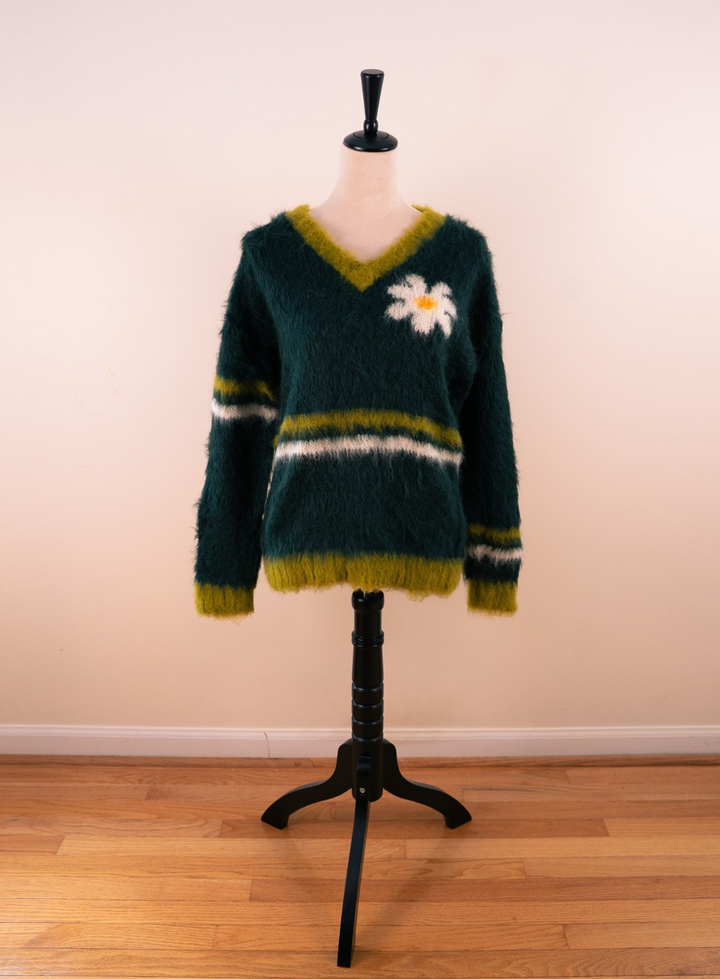 Brushed Alpaca Daisy Sweater
