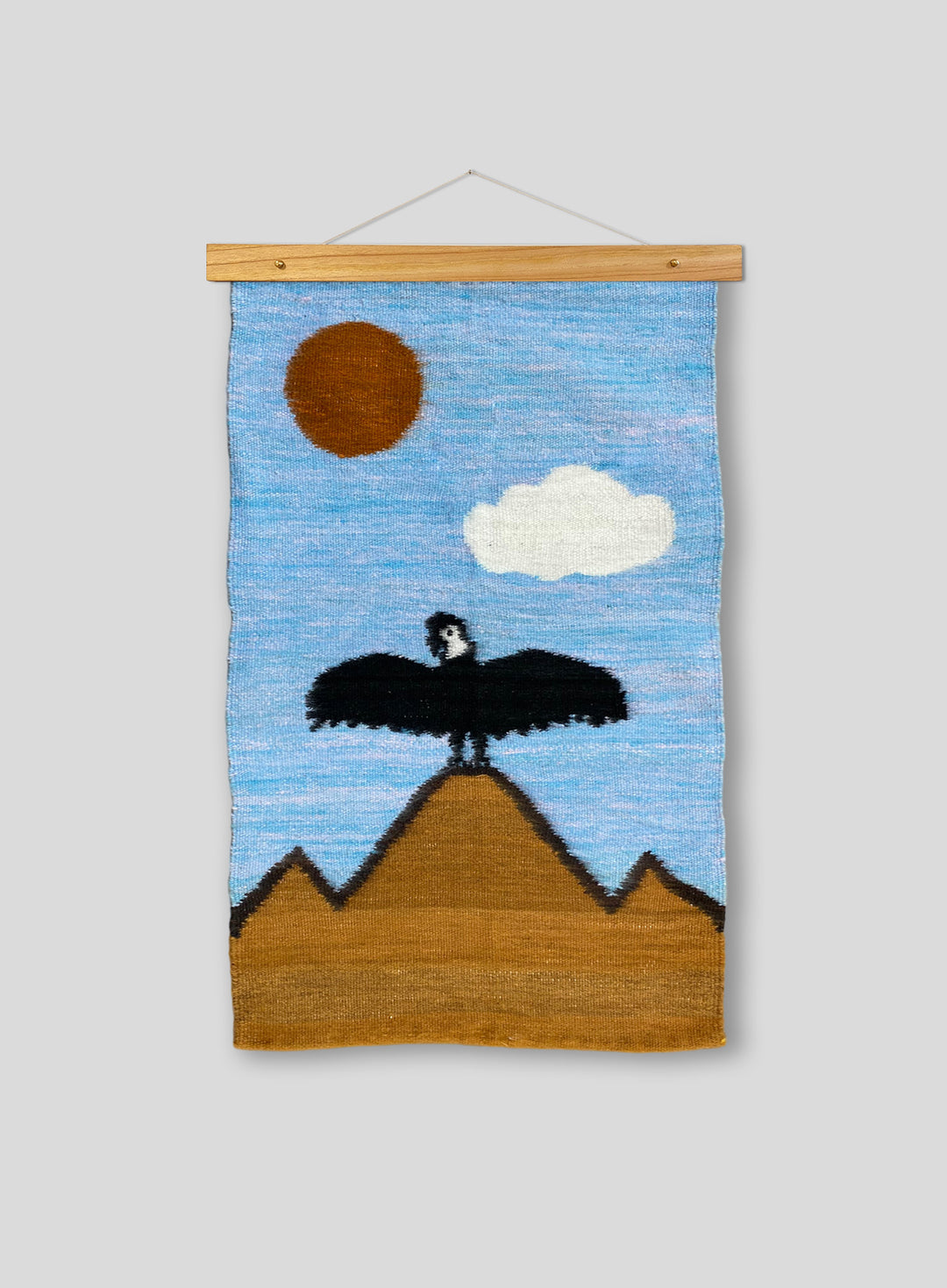 The Condor Tapestry in Sky-blue