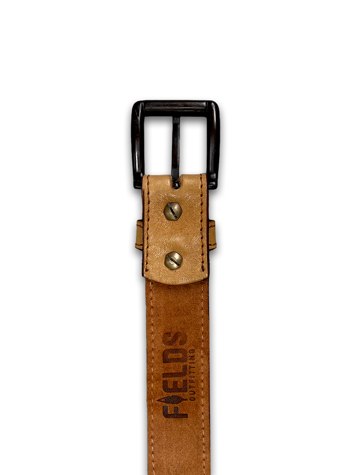 Hand-Painted Leather Belt (Size 26)