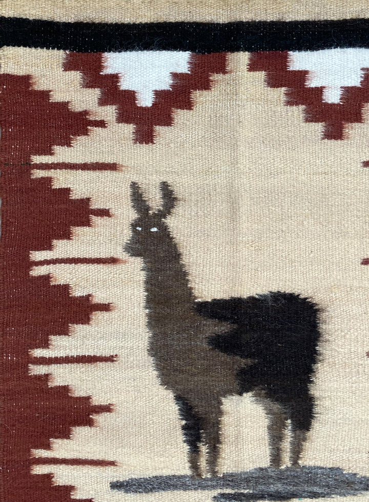 The Llama Tapestry in Beige
