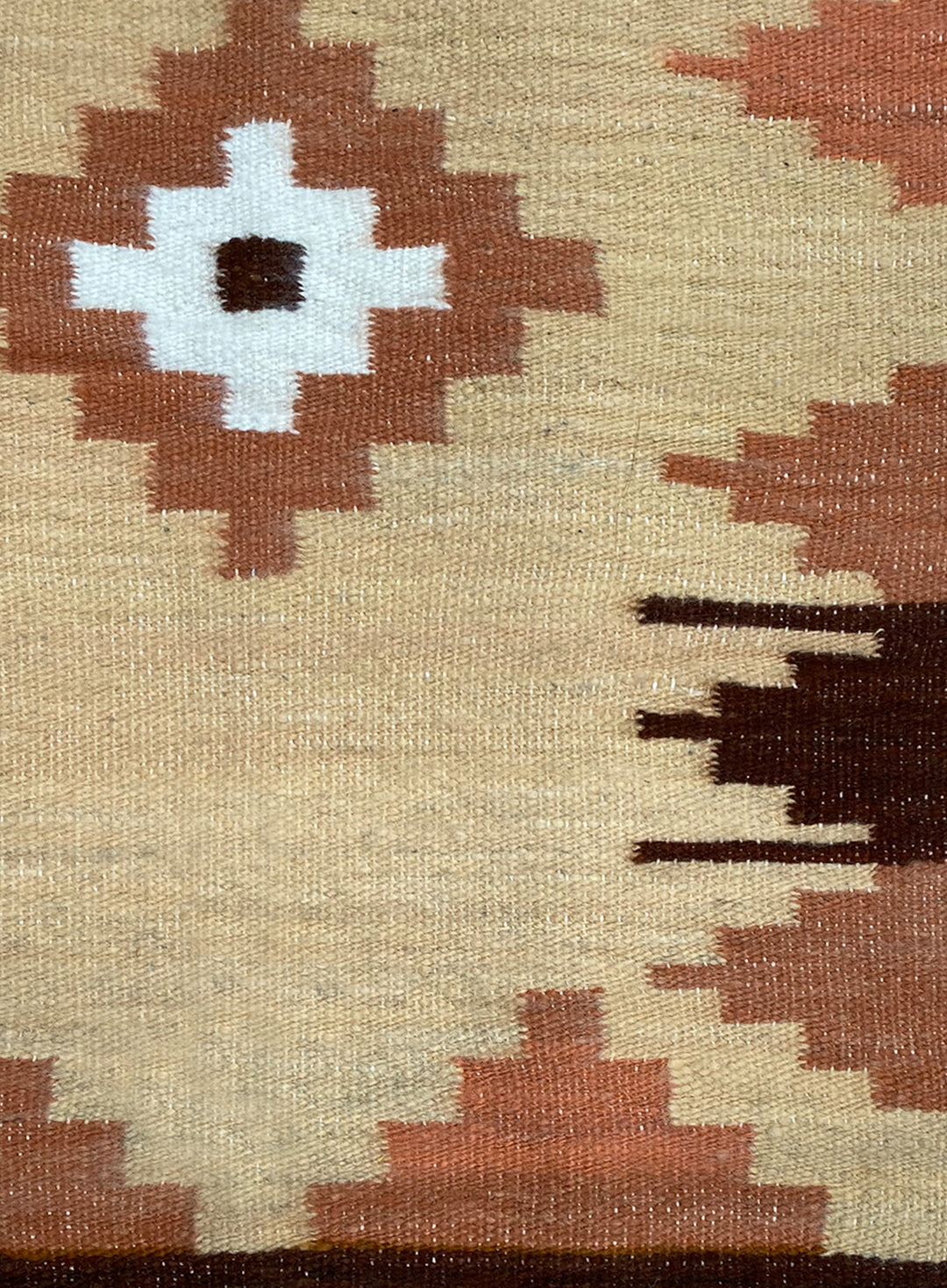 La Cruz + Peaks Tapestry in Camel and Peach