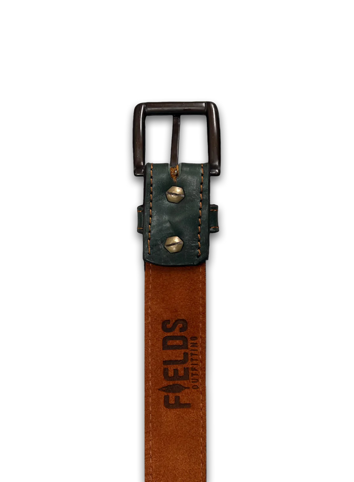 Hand-Painted Leather Belt (Size 34)