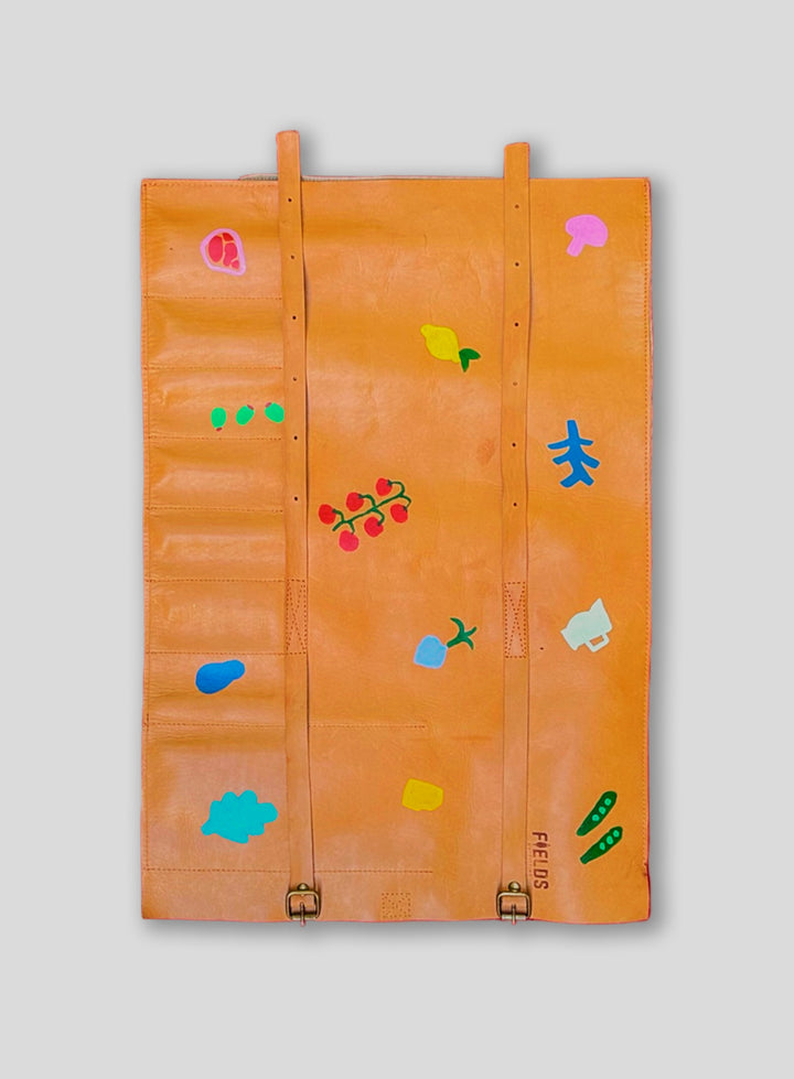 Hand-Painted Knife Roll