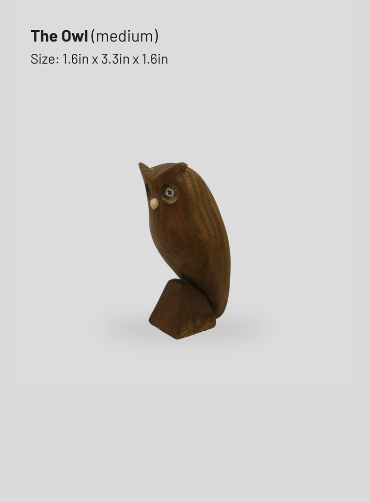 Hand-Carved Palo Santo Figurines (Pack of Five)