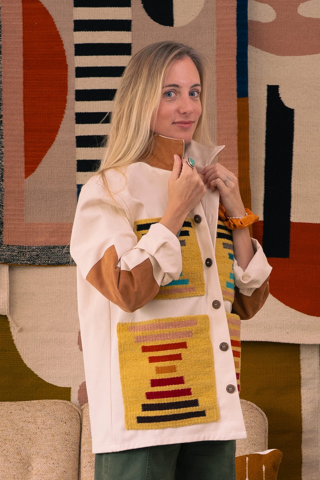 [Pre-Order] Loom x Fields Hourglass Tapestry Jacket