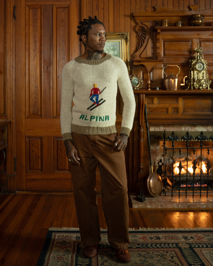 Alpina Hand-Knitted Llama Sweater