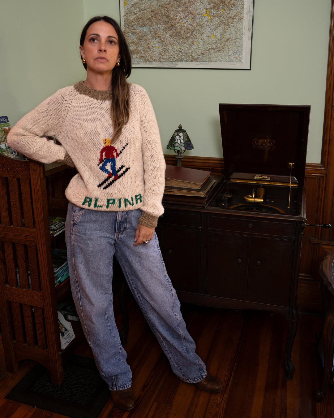 Alpina Hand-Knitted Llama Sweater