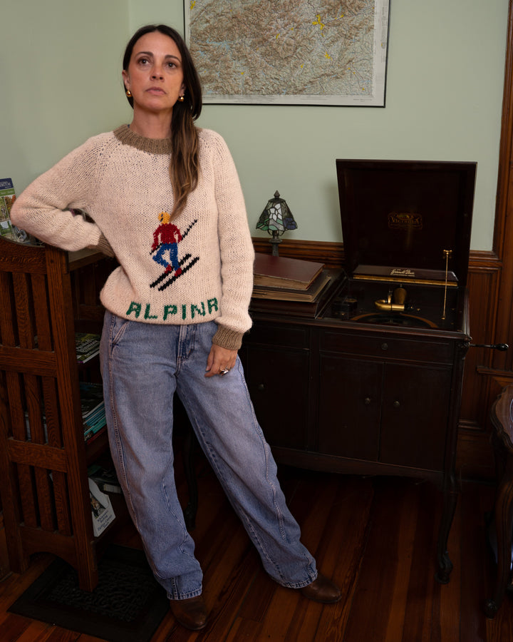 Alpina Hand-Knitted Llama Sweater